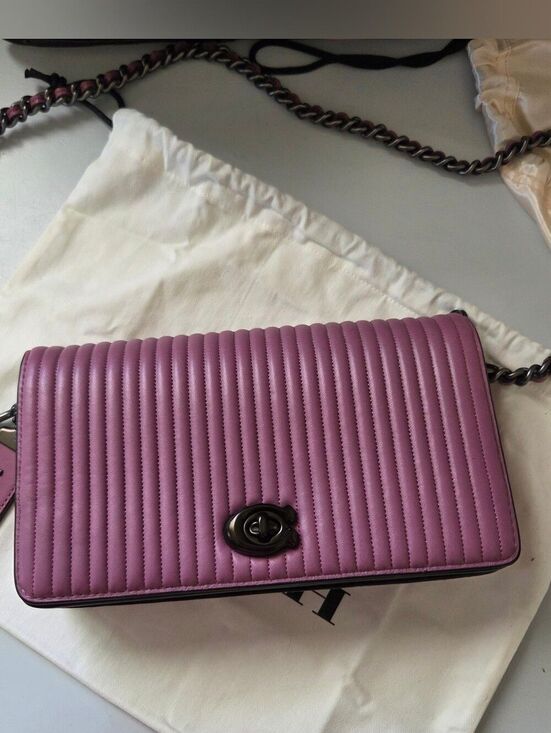 Coach Handbags - ✨️Coach 1941 Dinky Bag with Quilting in Primrose Pink